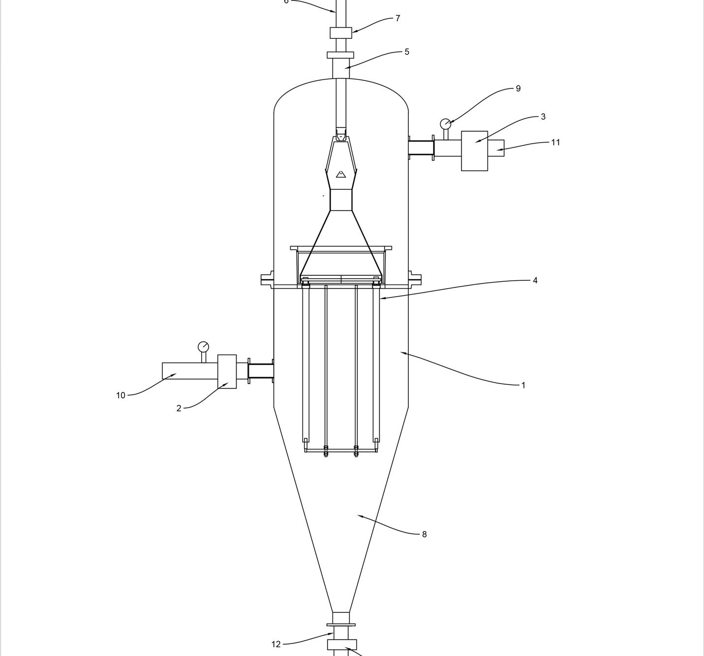 適用於高溫高壓條（tiáo）件下（xià）的幹法（fǎ）除塵設備
